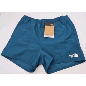 NWT North Face Flashdry Teen Girls Unlined Shorts Bluish Green Size XL 14/16